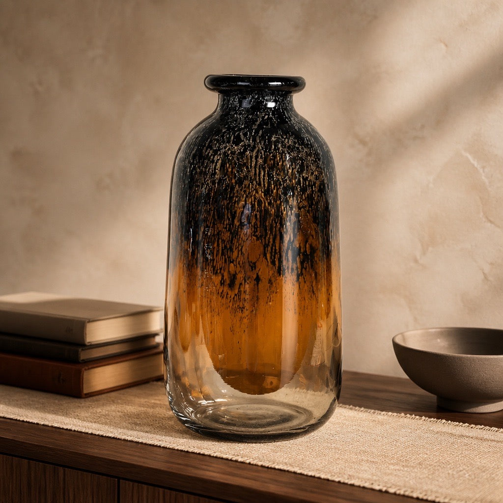 Amber Ombré Vase 44cm
