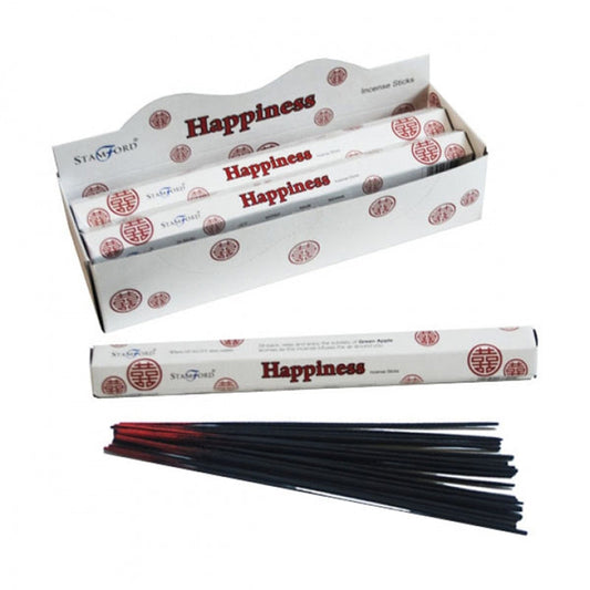 37511 Stamford Premium Hex Incense Sticks Happiness