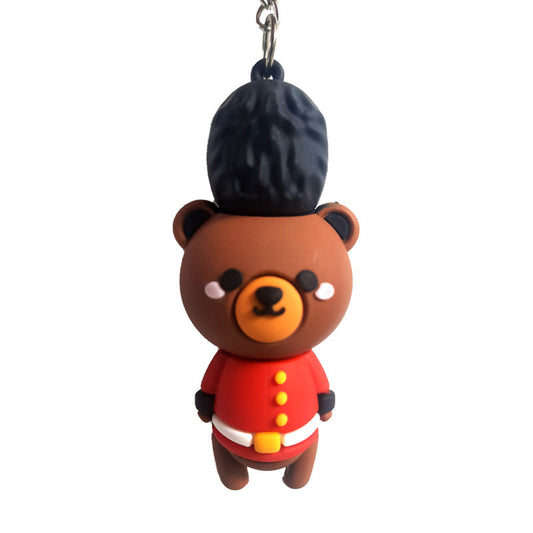 Arthur the Bear London Guardsman 3D PVC Keyring