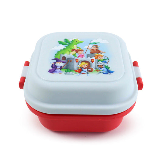Knights & Dragons Clip Lock Stacked Bento Snack Lunch Box