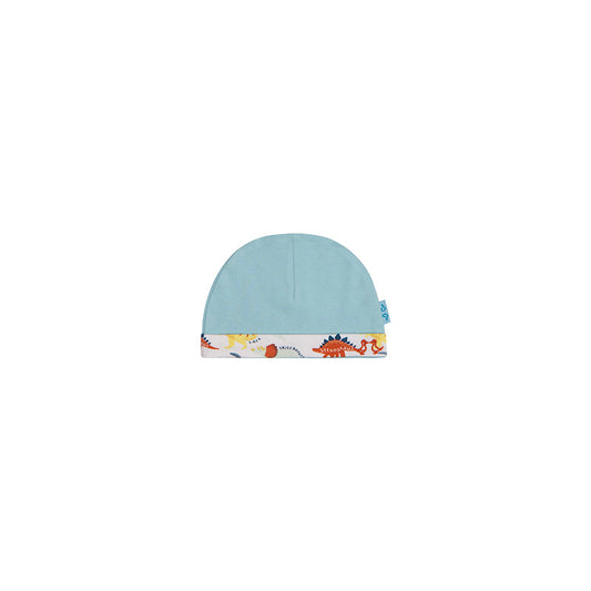 Dinosaur Print Yellow Baby Hat Set