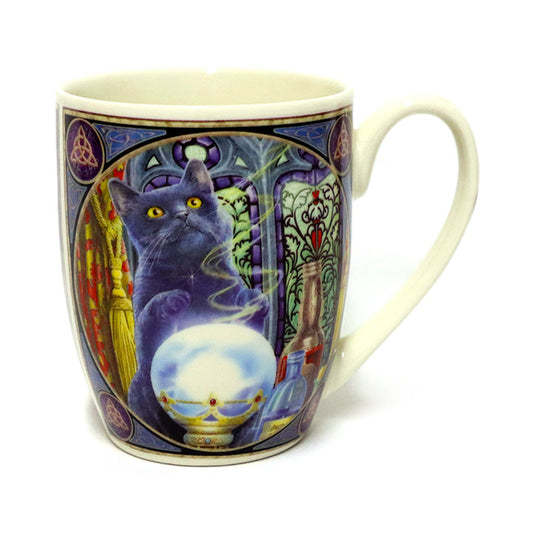 Lisa Parker The Witch's Apprentice Cat Porcelain Mug