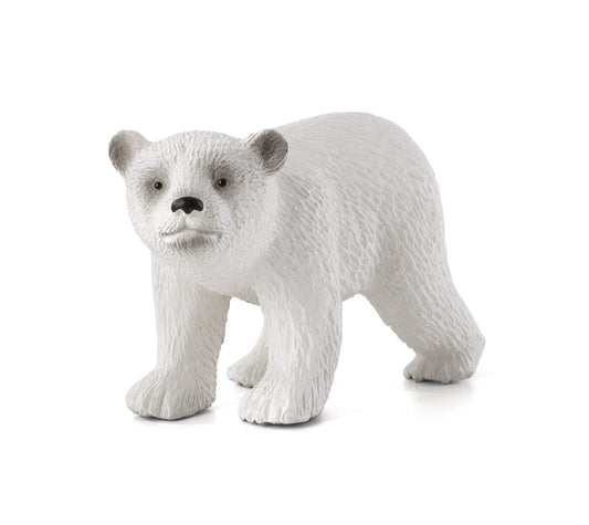 Polar Bear Cub Walking Toy Realistic Arctic Animal Model