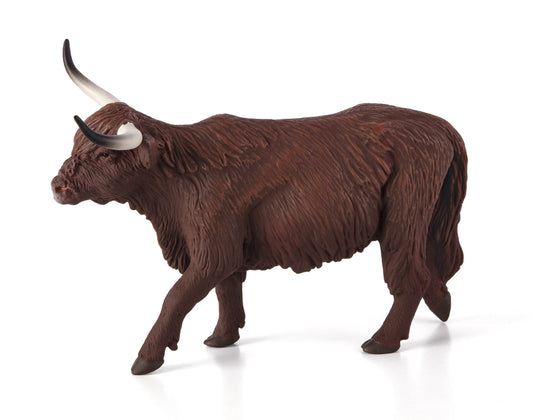 Highland Cow Toy Realistic Farm Animal Model