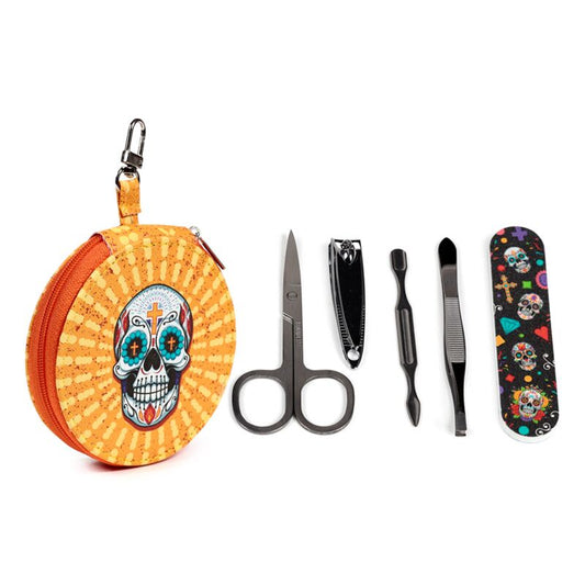Day of the Dead 5 Piece Round Manicure Set