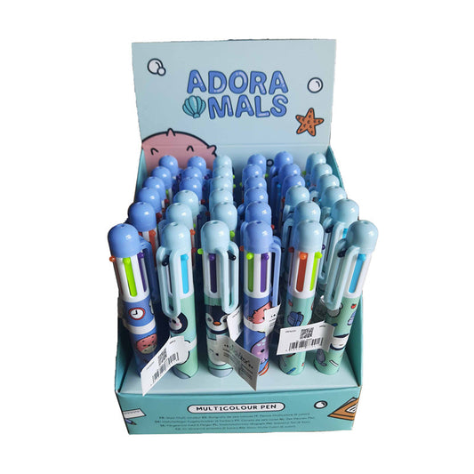 Adoramals Sealife Multi Colour Pen (6 Colours)