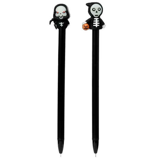 Fine Tip Pen with Topper - Glow in the Dark Ghouls & Skeletons