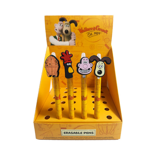 Wallace & Gromit Erasable Pen with PVC Topper