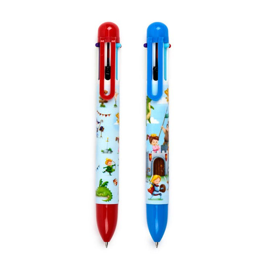 Knights & Dragons Multi Colour Pen (6 Colours)