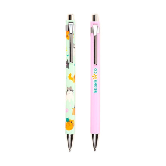 Beans & Co Cats Twin Pen Set