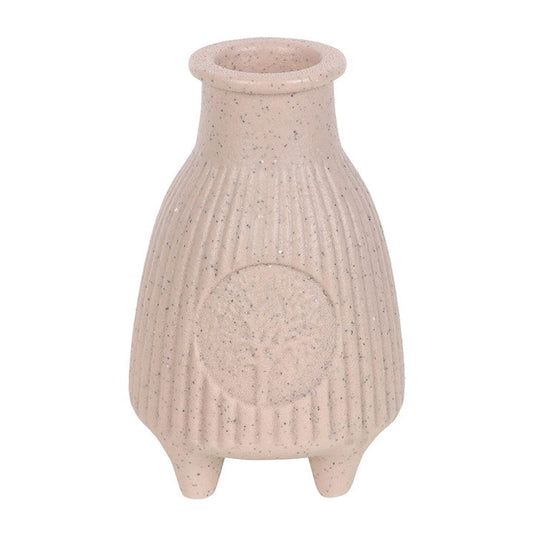 Greige Ribbed Palo Santo Burner