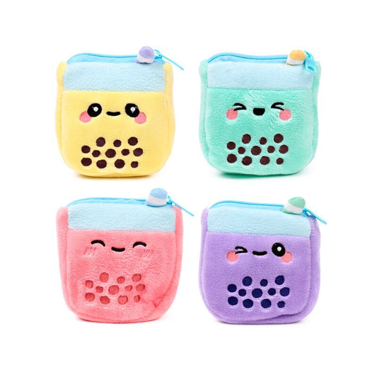 Foodiemals Bubble Tea Plush Mini Change Purse
