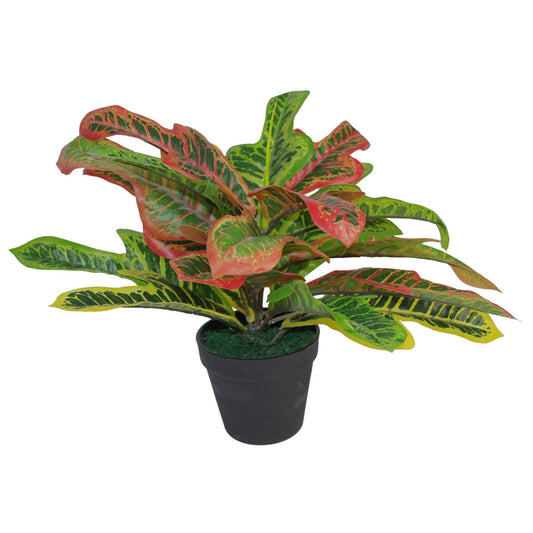 40cm Artificial Codiaeum Multicoloured House Plant