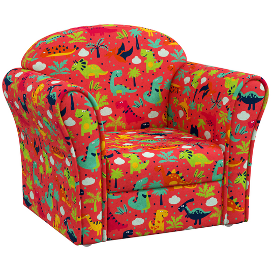 AIYAPLAY Kids Sofa Chair with Planet Dinosaur Design for Bedroom, Playroom