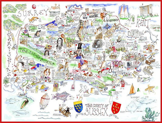 Sussex - Tim Bulmer 1000 piece Jigsaw