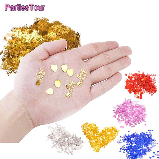 PartiesTour Rose Gold Confetti for Weddings & Parties - 15g Table Decor
