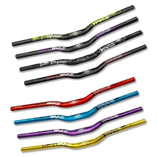 31.8MM Mountain Bike Handlebar Aluminum Alloy Bicycle Riser Handlebar 30MM Rise 780MM Wide Bicycle Bar with Paint Matte Surface