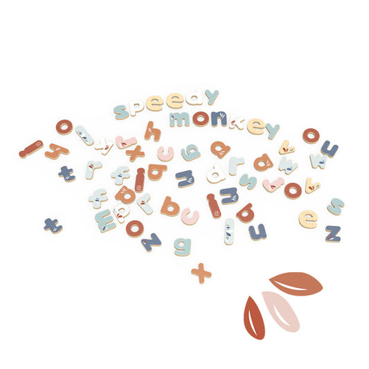 Speedy Monkey Magnetic Letters - 60 Pieces