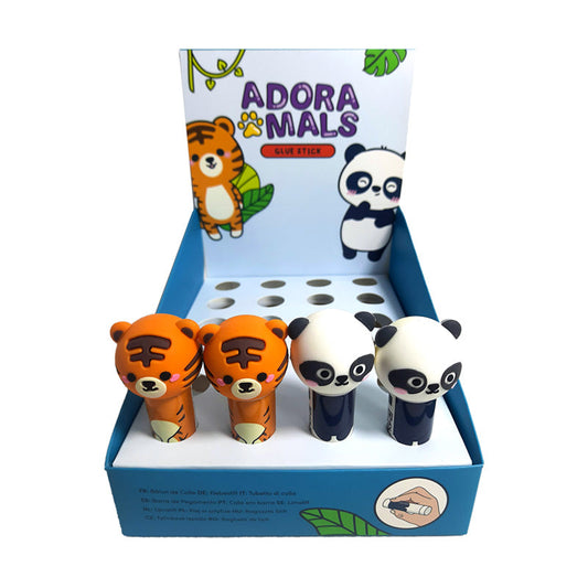 Adoramals Wild Tiger & Panda Glue Stick