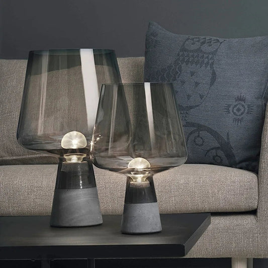 Postmodern concrete Table lamp