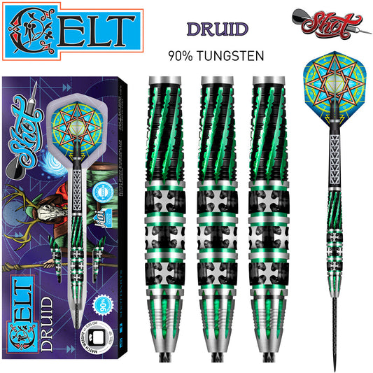 Shot Celt Druid 90% Steeltip darts
