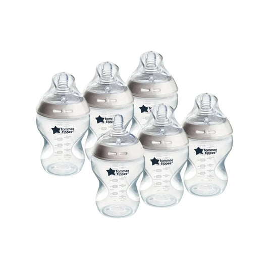 Tommee Tippee Closer to Nature Baby Bottle 260ml Pack of 6