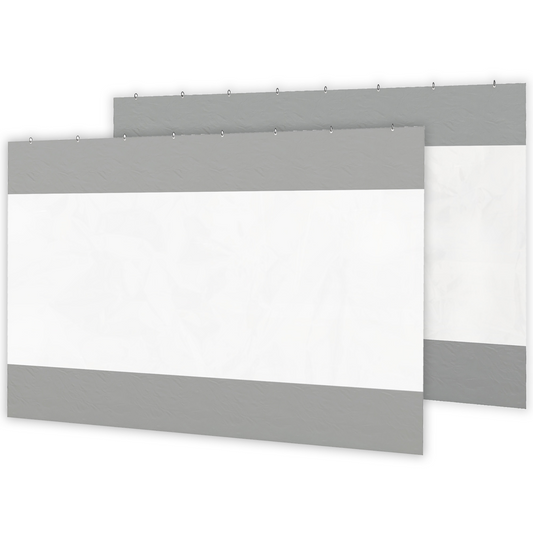 Outsunny 3x2m Side Panels with Large Window, for 3(m) Long Pergola, Green