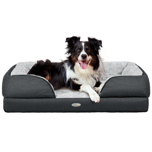 PawHut Dog Bed Calming Pet Bed Dog Mattress for Small Dogs
