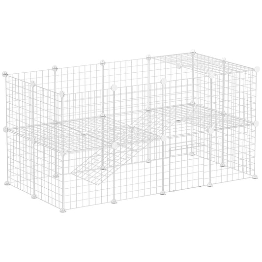 PawHut DIY Pet Playpen 36 Panel for Rabbit Chinchilla Hedgehog