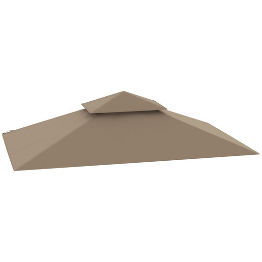 Outsunny Grill Gazebo Cover Roof Replacement for 1.5 x 2.4m Frame
