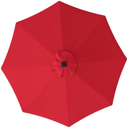 Outsunny UPF 50+ Replacement Parasol Canopy Parasol Cover Replacement