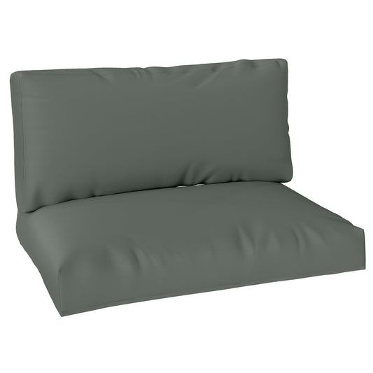Outsunny 2 Seat Pallet Cushions 20cm Thick Outdoor Seat Pads