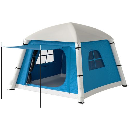 Outsunny Inflatable Camping Tent, Easy Setup 2 Man Tent