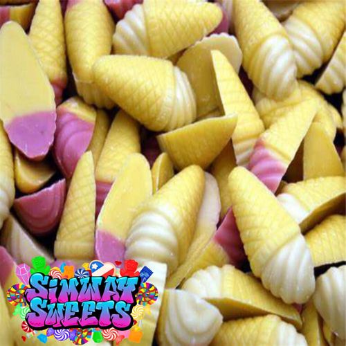 Chocolate Candy Cones Simway Sweets