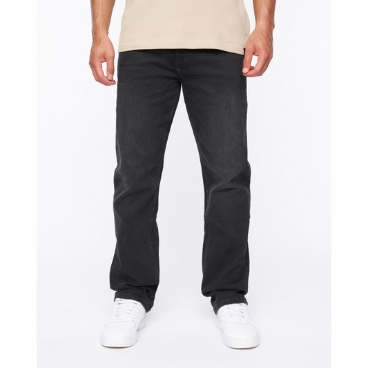 Janstar Straight Leg Jeans Black Wash