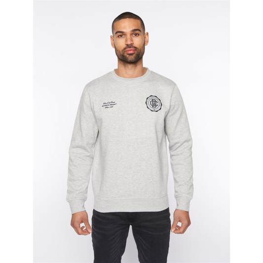 Keyaan Crew Sweat Grey Marl