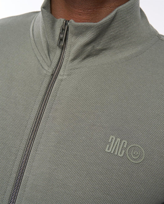 Hannings Zip Thru Hoodie Olive