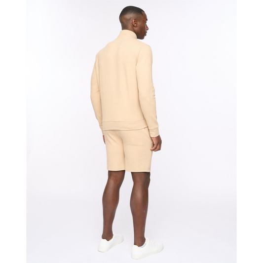 Hannings Zip Thru Hoodie Stone