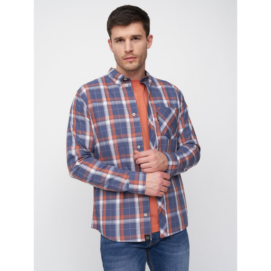 Lennmore Shirt Navy Check