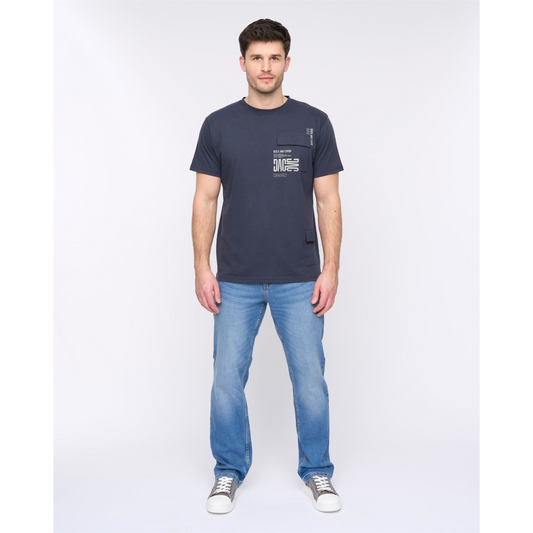 Trentflax T-Shirt Dark Navy