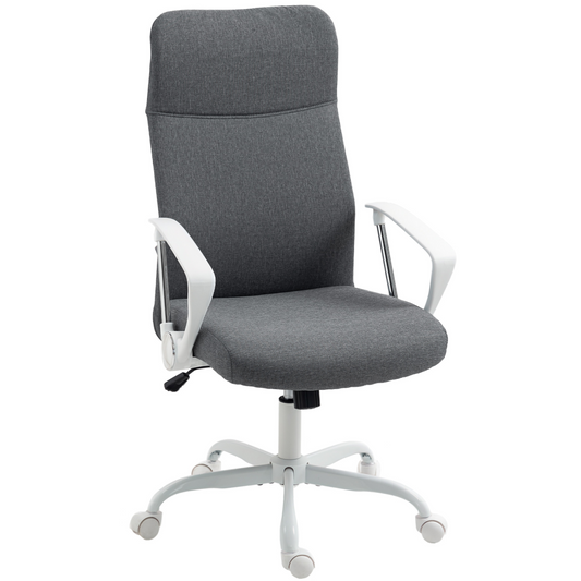 HOMCOM High Back Office Chair, Computer Desk Chair for Home