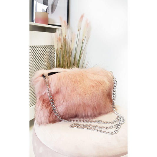Faux Fur Shoulder Bag