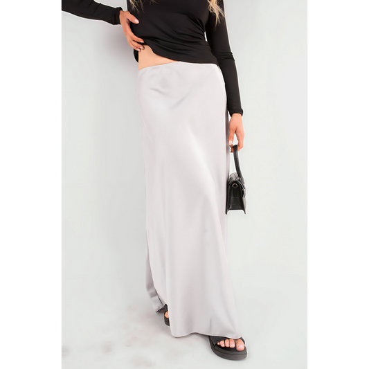 Lightweight High Waisted Maxi Skirt
