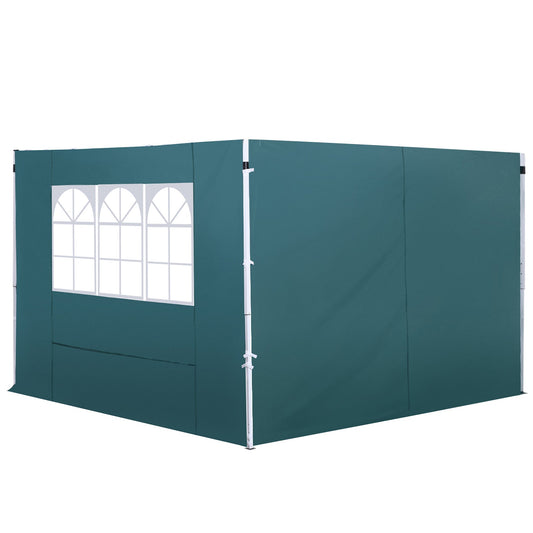 3m Gazebo Exchangeable Side Panel Panels W/ Window