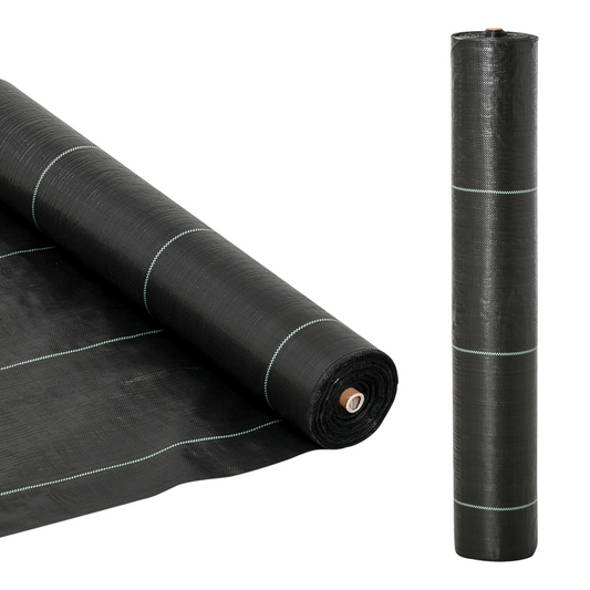 Weed Barrier Landscape Fabric Durable & Weed Block Mat & Superior Weed Control