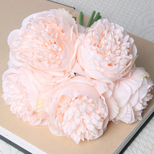 Youyouhuan Artificial Peony Bouquet - Stunning Silk Flowers for Events