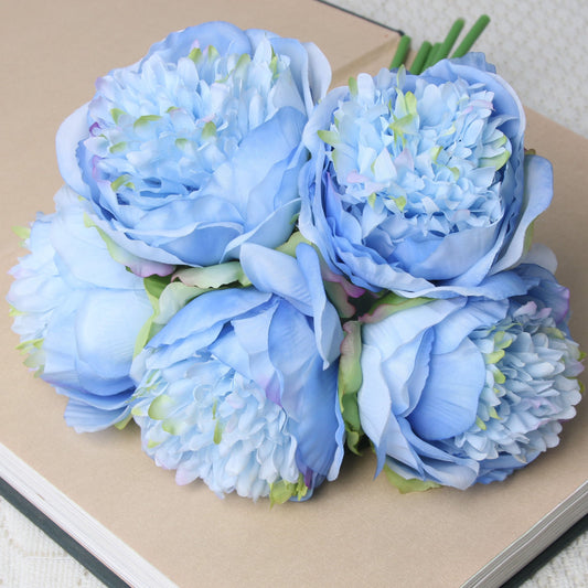 Youyouhuan Artificial Peony Bouquet - Stunning Silk Flowers for Events