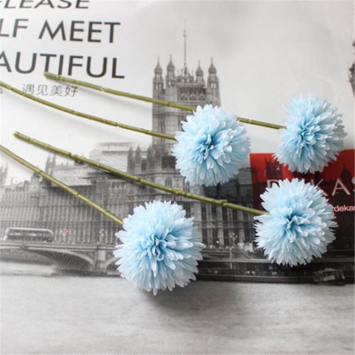 Dandelion Ball Chrysanthemum - 30cm Silk Artificial Flower for Decoration