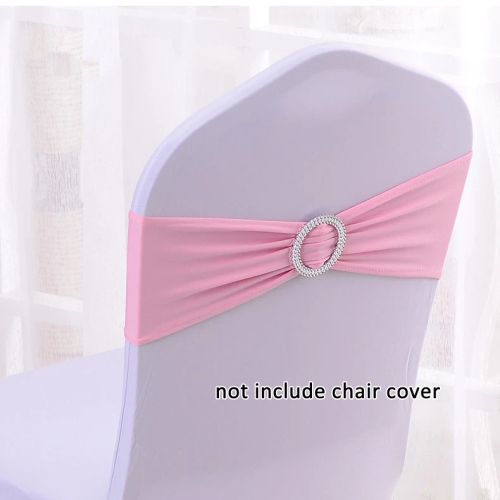 Elegant Spandex Chair Sashes for Weddings & Events - 100% Polyester