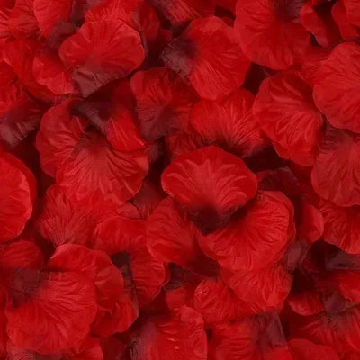 Multicoloured Silk Rose Petals - Long-Lasting Décor for Events & Homes